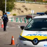 Controles de la Policía Municipal en las afueras de Madrid
