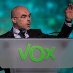 Rueda de prensa de Jorge Buxadé, portavoz de Vox