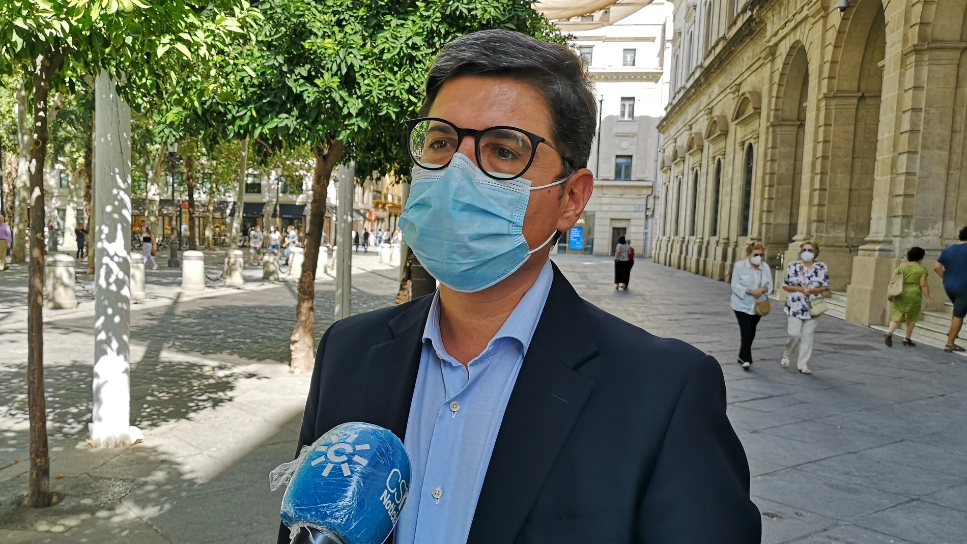 El portavoz de Cs en el Ayuntamiento de Sevilla, Álvaro Pimentel