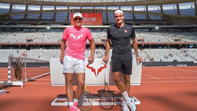 Rafa Nadal y Roger Federer