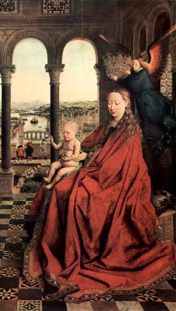 &quot;Virgen del Canciller Rolin&quot;, de Van Eyck