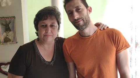 David Murcia, presunto nieto del ex futbolista y su madre