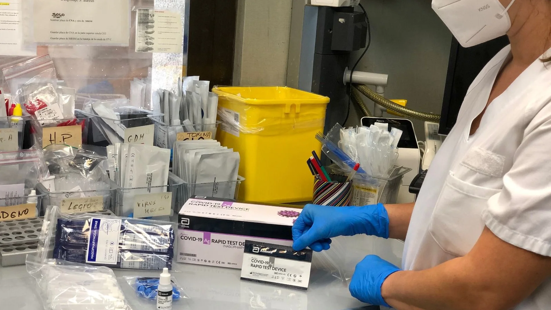 Imagen de los test de antígenos