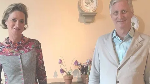 Delphine Böel y Felipe de Bélgica