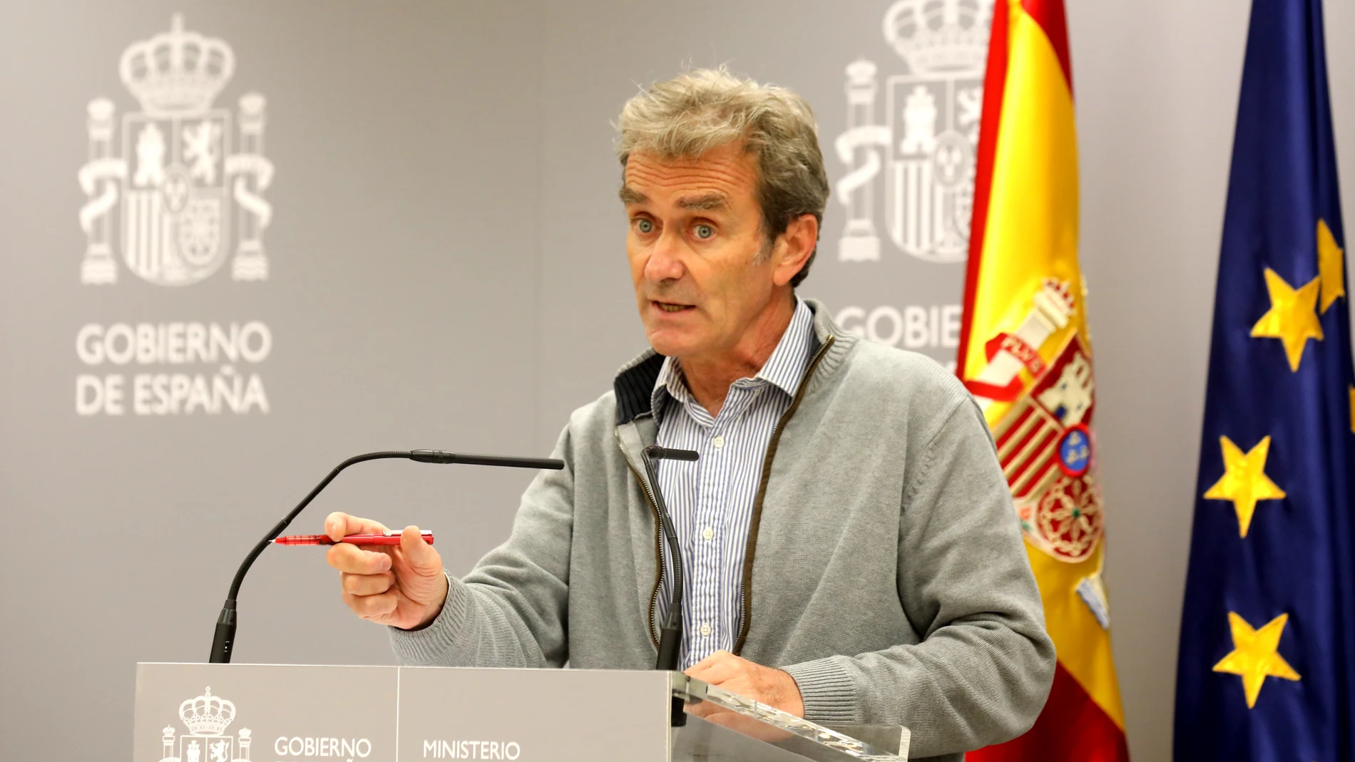 Rueda de prensa del director del CCAES, Fernando Simón