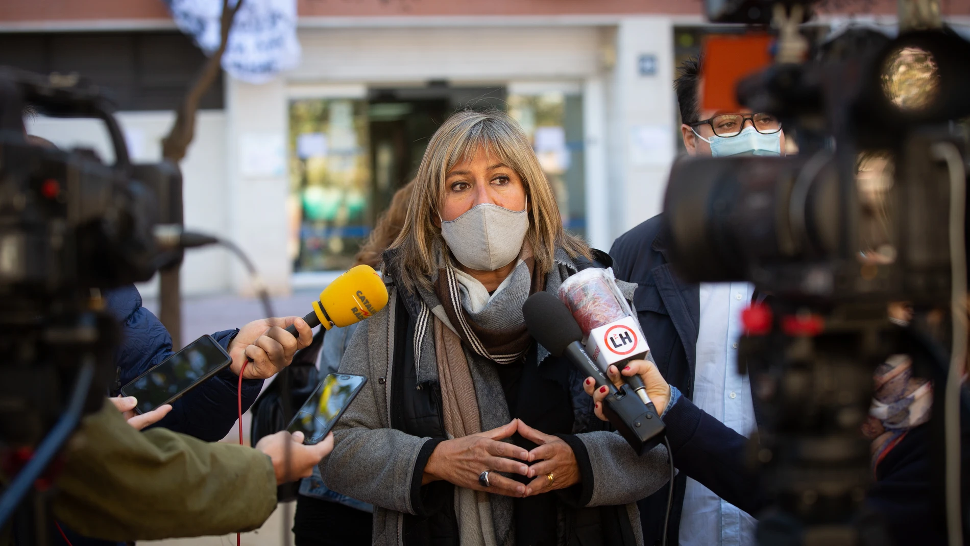 La alcaldesa de L'Hospitalet de Llobregat y presidenta del PSC, Núria Marín Martínez
