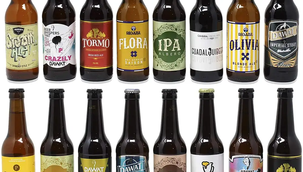 Pack de cervezas artesanas variadas