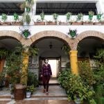 Un patio de la calle Parras Andrés, el último fin de semana del Concurso de Patios en la capital cordobesa