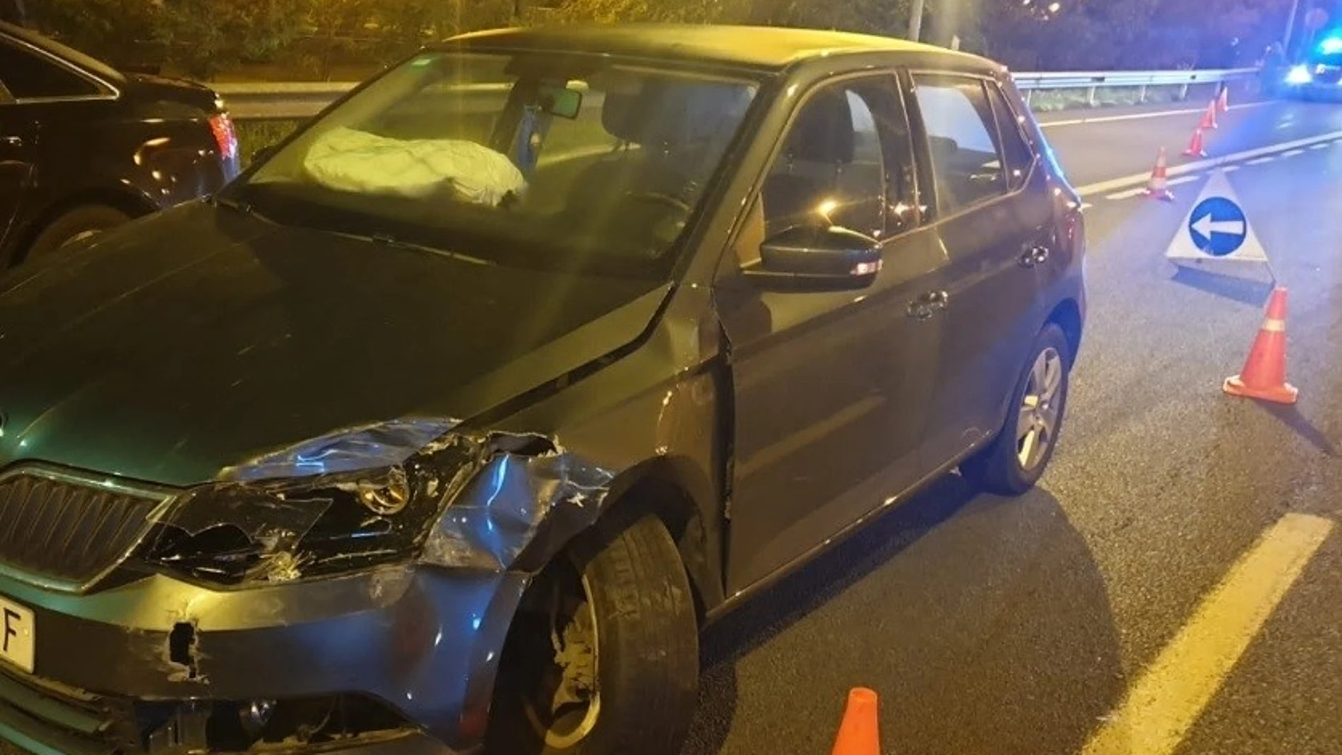 El accidente ocurrió en la N-340 a la altura de Cox