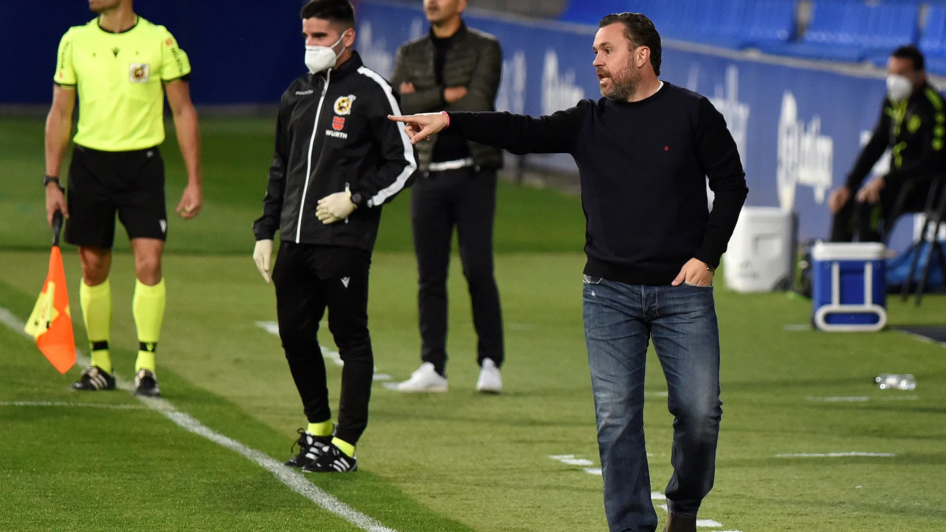 El entrenador del Valladolid, Sergio González.