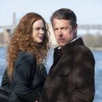 This image released by HBO shows Nicole Kidman, left, and Hugh Grant in a scene from "The Undoing," debuting on Sunday at 9 p.m. EDT on HBO. (HBO via AP)