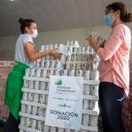Alimentos repartidos en el marco de la iniciativa "Andaluces Compartiendo"