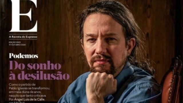 Portada del influyente diario portugués Expresso