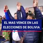 El MAS vence en las elecciones de Bolivia con el 52,4% de los apoyos