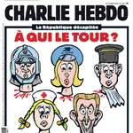 Paris (France), 01/09/2020.- A handout photo made available by the Majorelle PR Agency on 20 October 2020 shows the cover of the issue of French satirical weekly Charlie Hebdo with the title &#39;Republic beheaded. Who&#39;s next?&#39;. The satirical weekly Charlie Hebdo publishes this cartoon by Riss showing heads of a fireman, a postwoman, a judge, a nurse and Emmanuel Macron, sereval days after the murder of Samuel Paty on 16 October 2020. (Atentado, Incendio, Francia) EFE/EPA/CHARLIE HEBDO HANDOUT HANDOUT EDITORIAL USE ONLY/NO SALES *** Local Caption *** 56311961