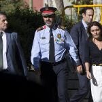Josep Lluis Trapero en una de sus llegadas al juicio, en la Audiencia Nacional. AP Photo/Paul White