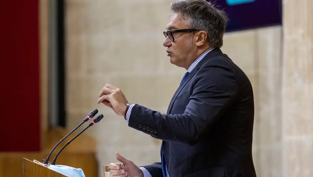 El nuevo portavoz de Vox en el Parlamento, Manuel Gavira