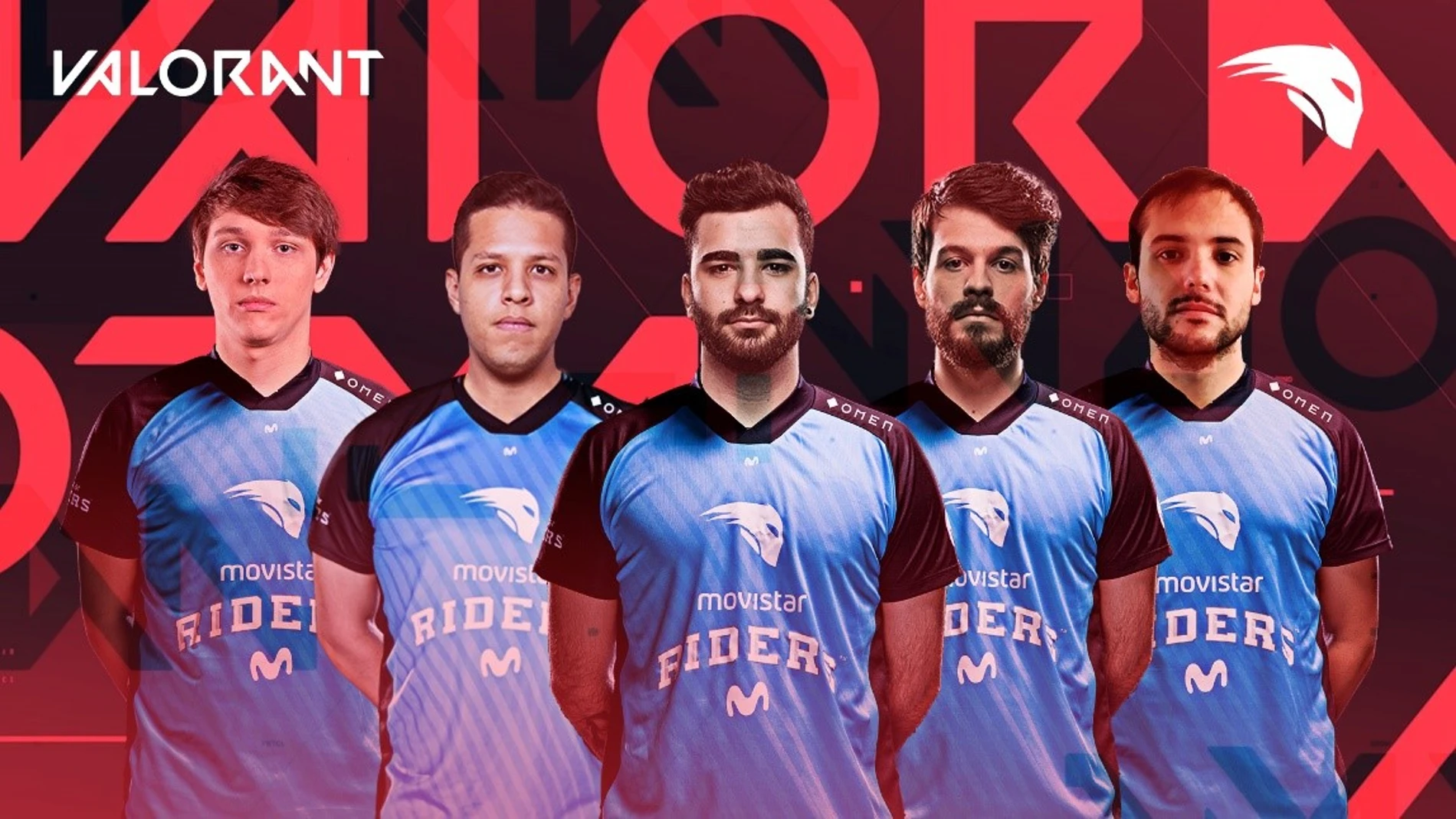 Movistar Riders debuta en VALORANT con un quinteto de lujo