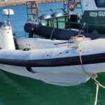 Narcolancha interceptada por la Guardia Civil cerca de las islas Chafarinas en 2020