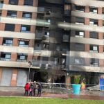 El incendio ha dañado la vivienda de la primera planta y toda la fachada