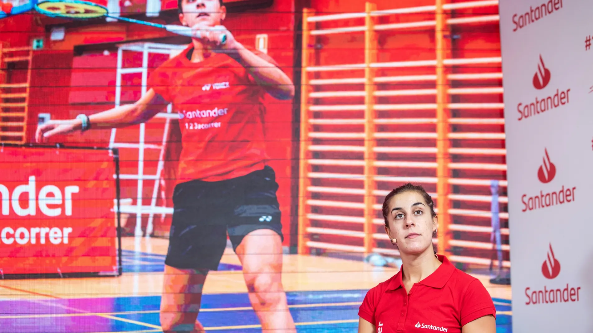 La campeona olímpica de bádminton, Carolina Marín participa en Santander Talks para hablar de su regreso a la competición tras siete meses de parón por la pandemia