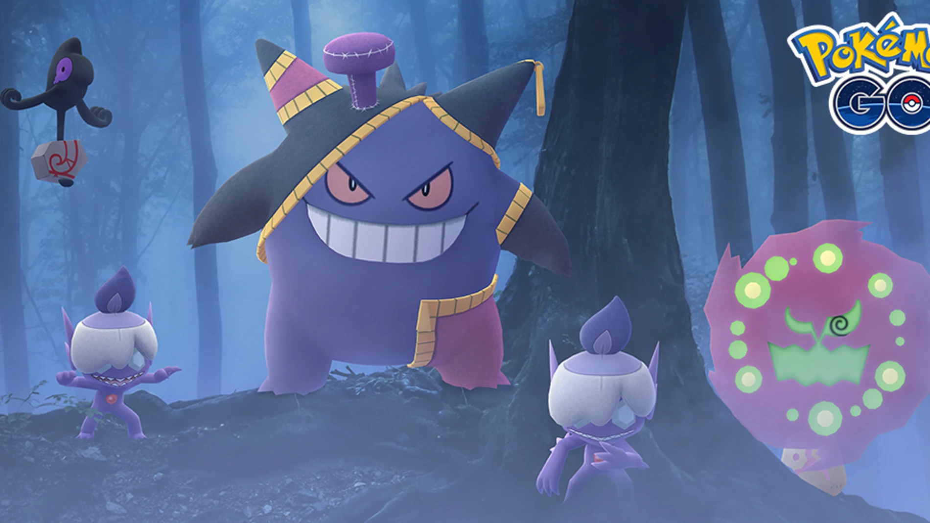 Imagen promocional del evento de Halloween en Pokémon GO