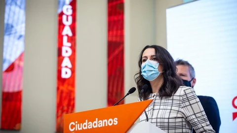 La líder de Ciudadanos, Inés Arrimadas,