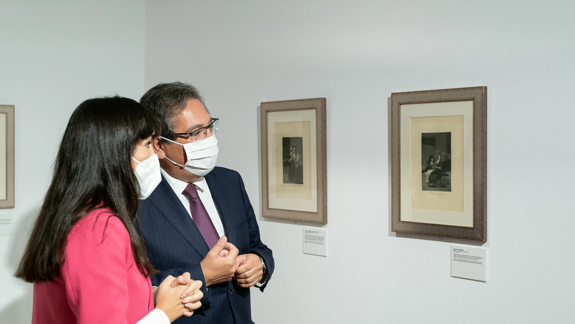 Inauguración de la exposición "Las mujeres De Goya" en la Fundación Cajasol