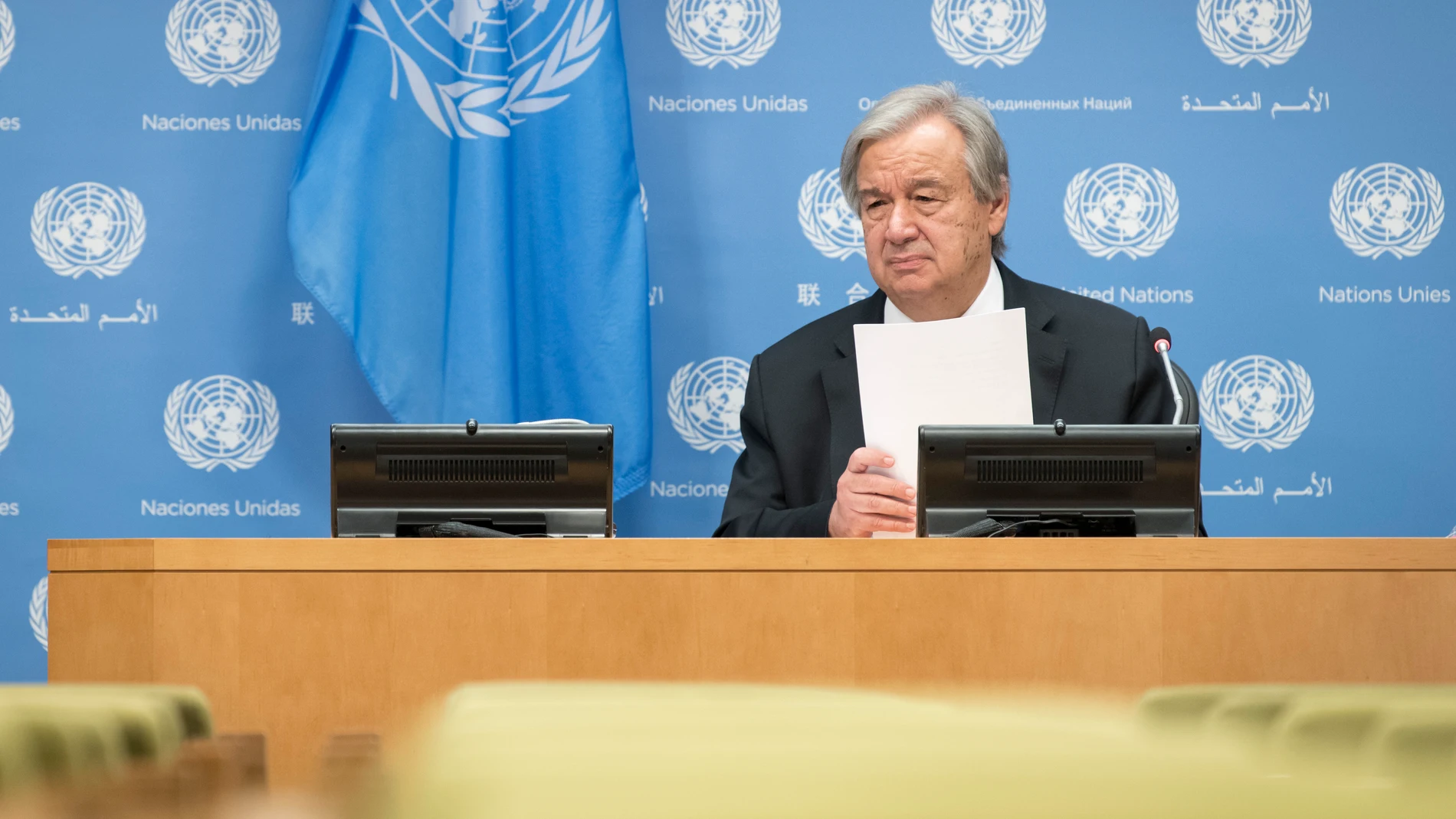El secretario general de la organización, António Guterres