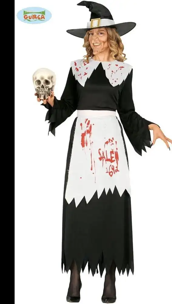 Disfraz de bruja de Salem de Amazon.