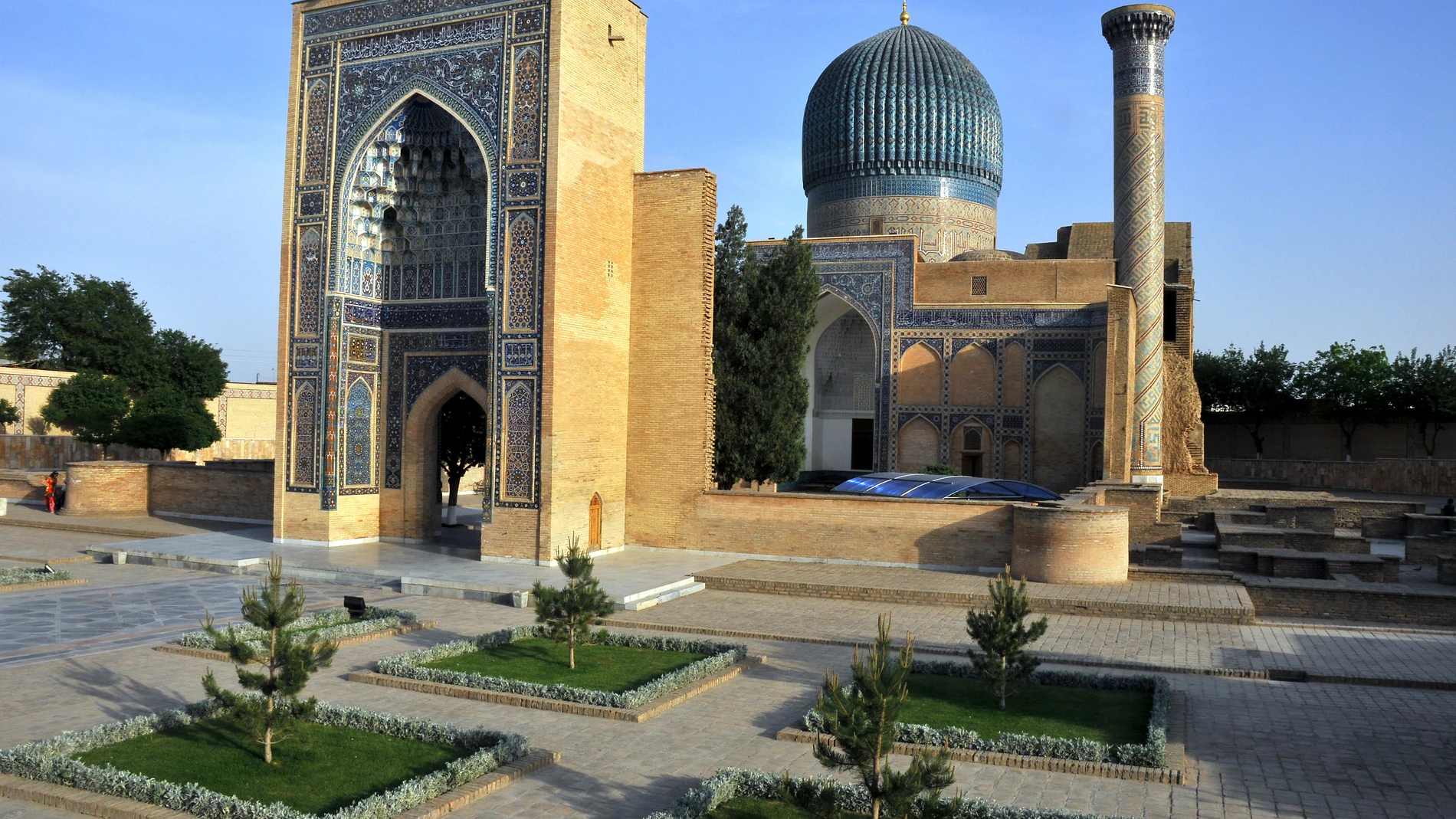 Mausoleo Gur-e Amir en Samarcanda.