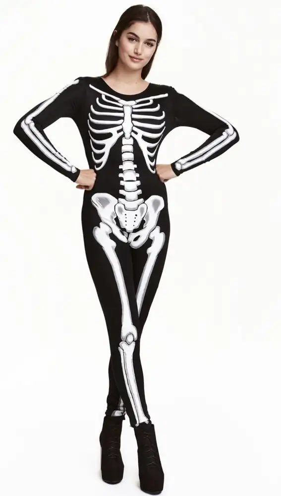 Disfraz de esqueleto de H&M.
