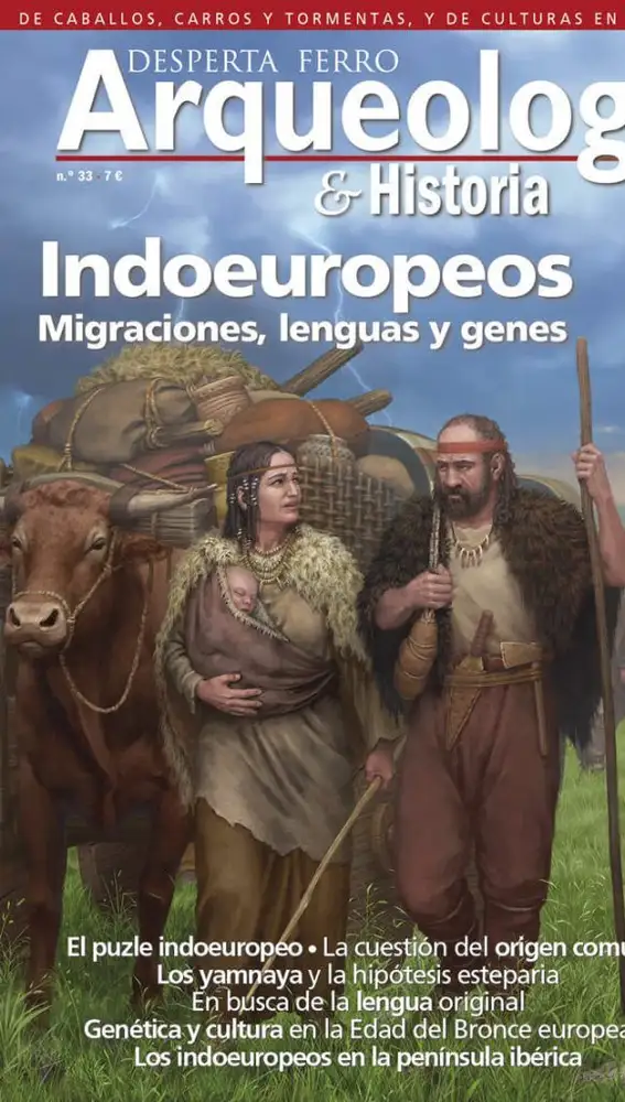 Portada de la revista &quot;Arqueología&quot; de Desperta Ferro, que dedica su último número a los indoeuropeos