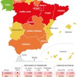 Nivel de riesgo por CC AA