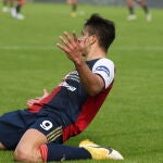 Giovanni Simeone con el Cagliari.