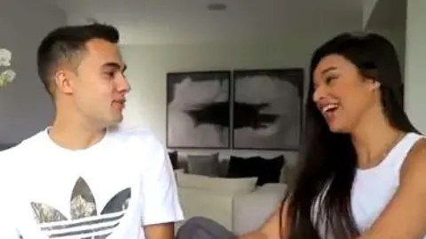 Sergio Reguilón y Marta Díaz