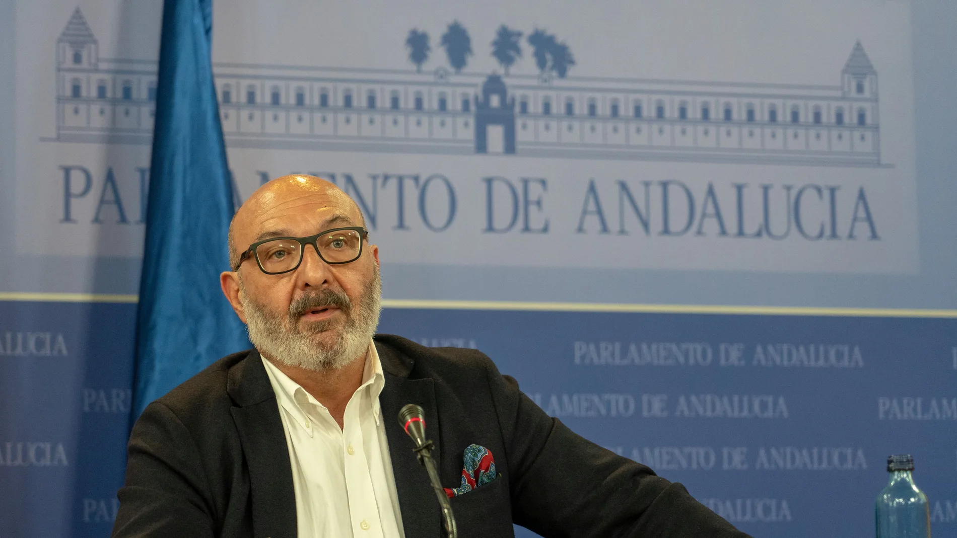 El portavoz parlamentario de Vox en Andalucía, Alejandro Hernández
