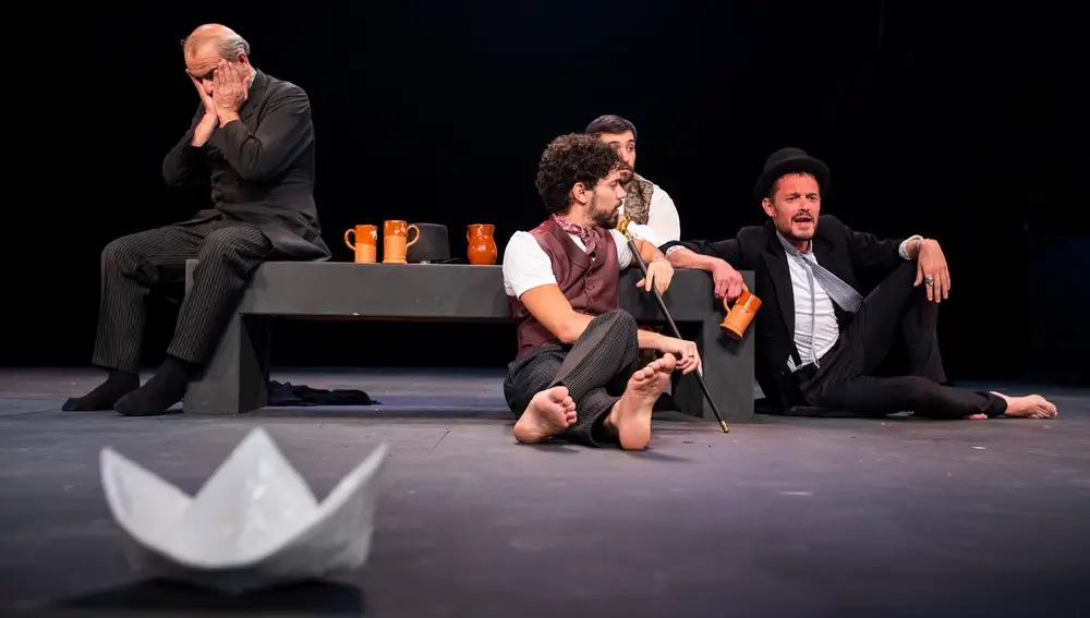 26/10/2020. © Jesús G. Feria.Pase grafico de la obra &quot;Noche de Difuntos&quot; en el teatro Fernando Fernán Gomez.