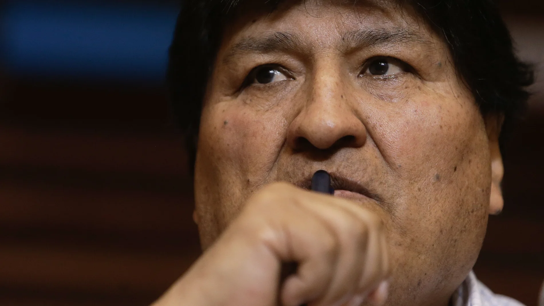 Evo Morales durante una rueda de prensa reciente en Buenos Aires (Argentina)