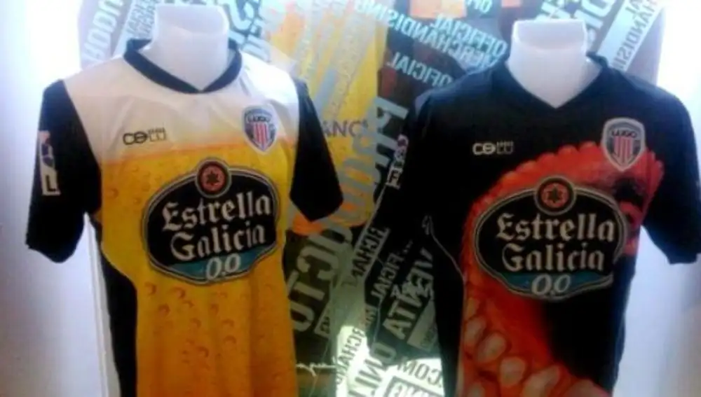 Camisetas conmemorativas del Lugo