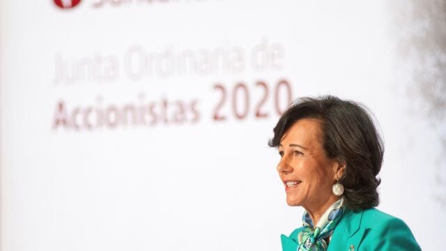 La presidenta del Banco Santander, Ana Botín
