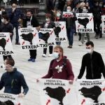Foto de archivo de una manifestación en Pamplona a favor de los presos de ETA