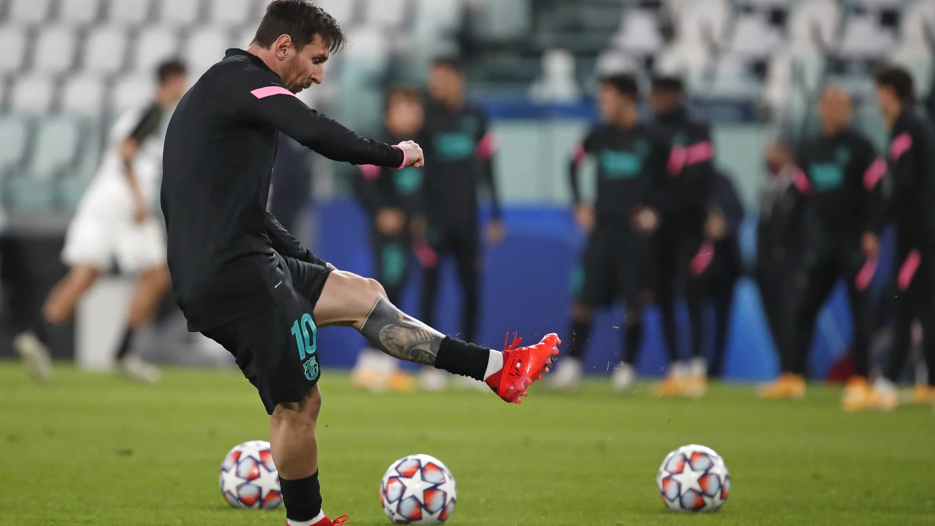 Messi, antes del partido ante la Juve