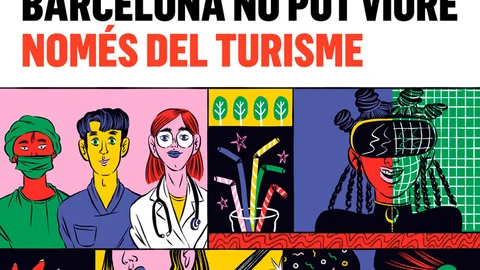 Campaña de BComú contra el turismo