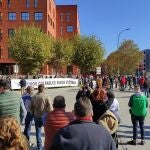 Concentración de hosteleros a las puertas de la Delegación Terirtorial de la Junta en Burgos.EUROPA PRESS30/10/2020