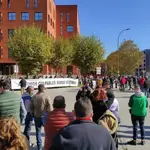 Concentración de hosteleros a las puertas de la Delegación Terirtorial de la Junta en Burgos.EUROPA PRESS30/10/2020
