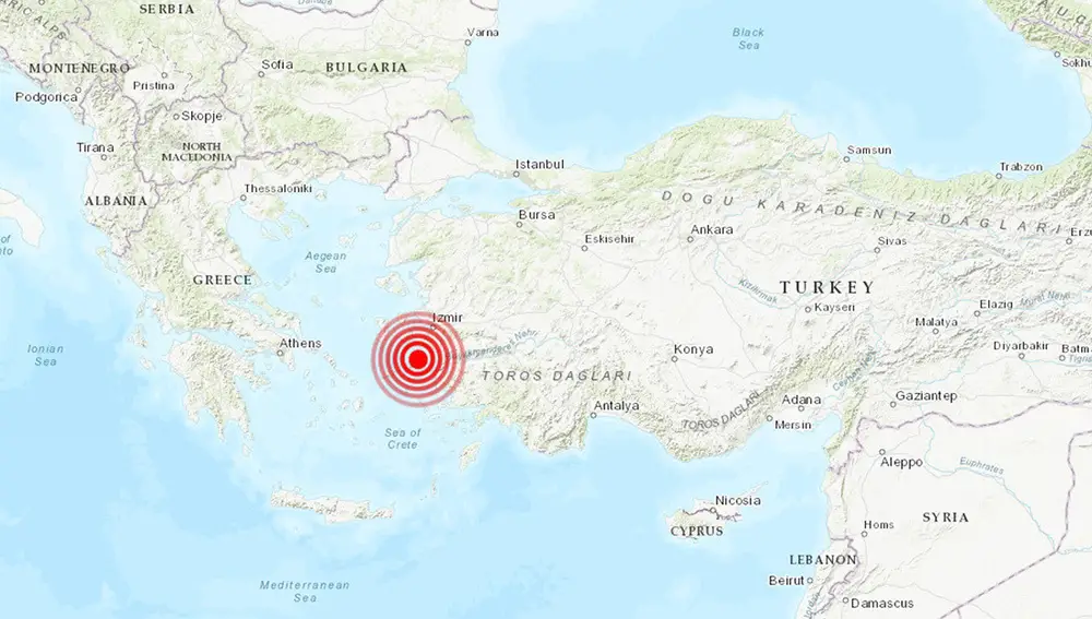Ascienden a 91 los muertos y cerca de mil heridos tras el fuerte terremoto en Turquía y Grecia