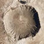 Cráter de un meteorito en Arizona