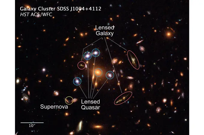 Encuentran unas galaxias que podrían estar repletas de agujeros negros primordiales