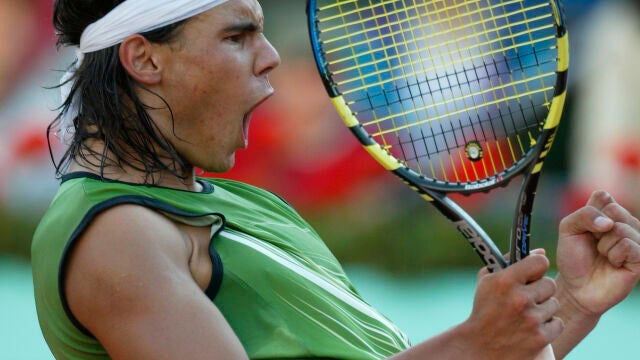 Nadal, en las semifinales de Roland Garros 2005